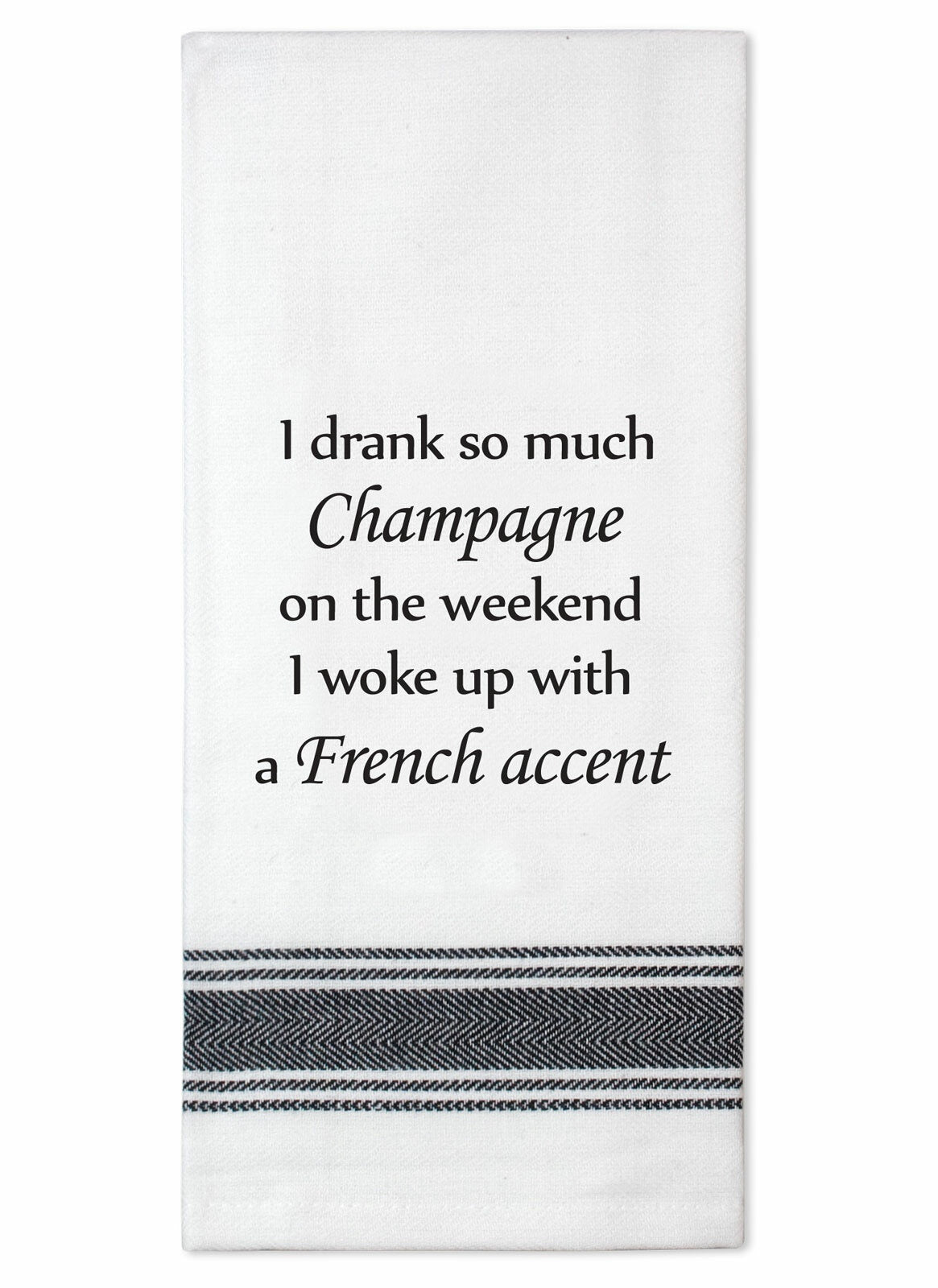 Tea Towel - Champagne, French Accent