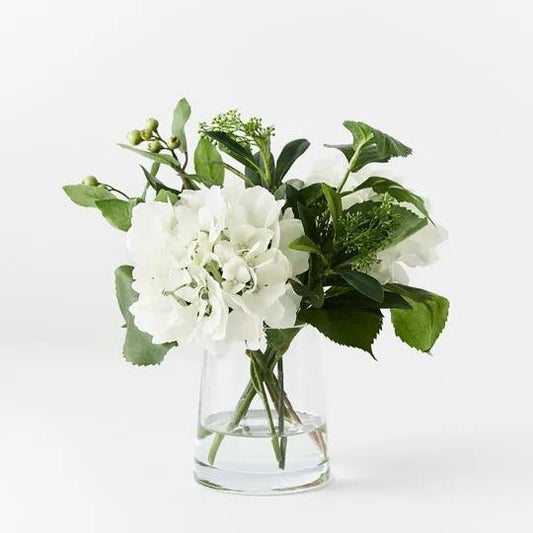 Hydrangea Mix in Vase 33cm