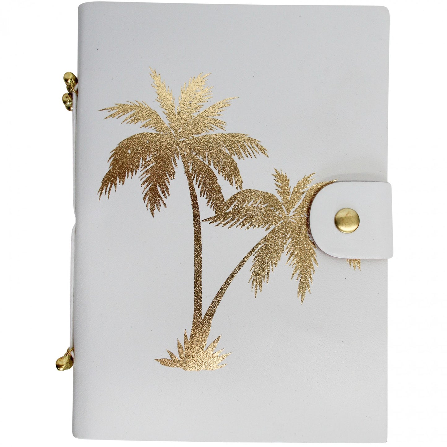 Leather Notebook Gold Palm