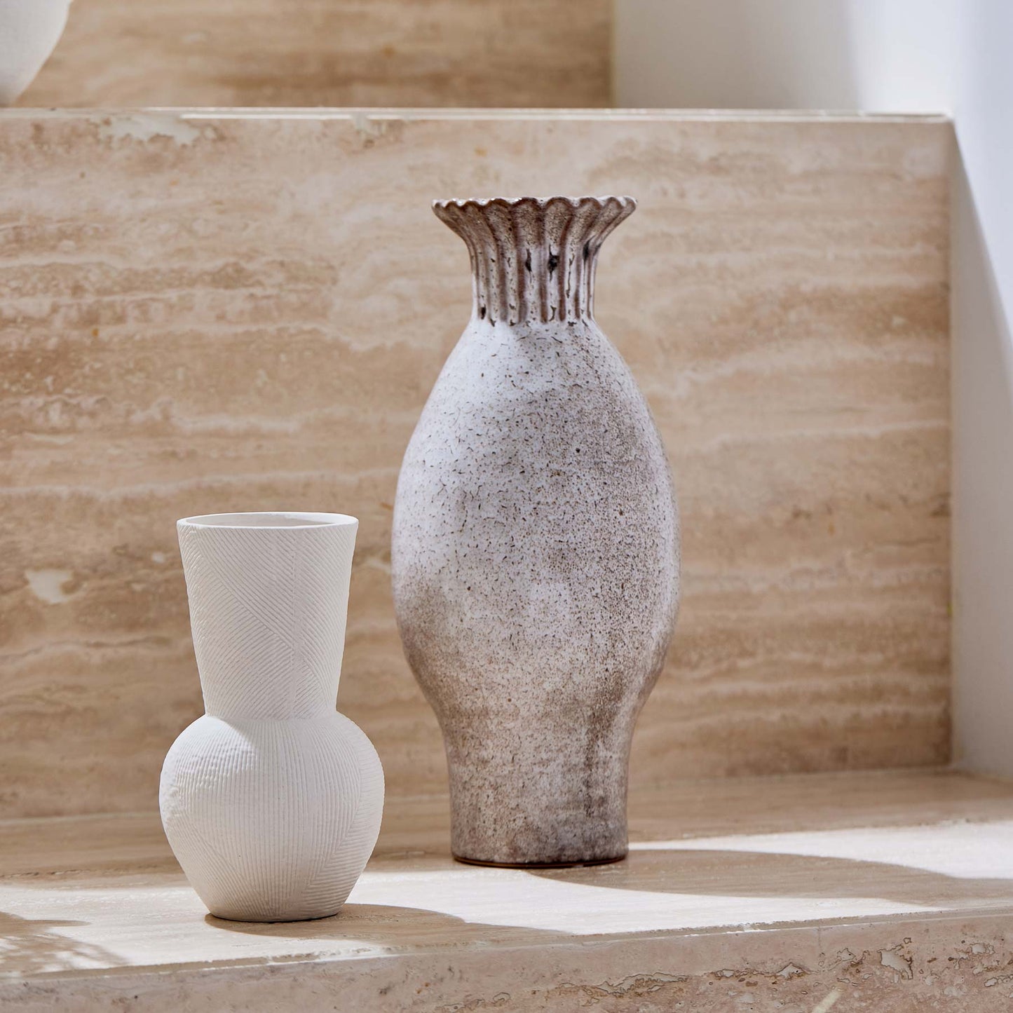 Frill Tal Grey Vase
