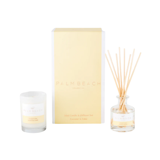 Palm Beach Mini Candle & Diffuser Pack Coconut & Lime