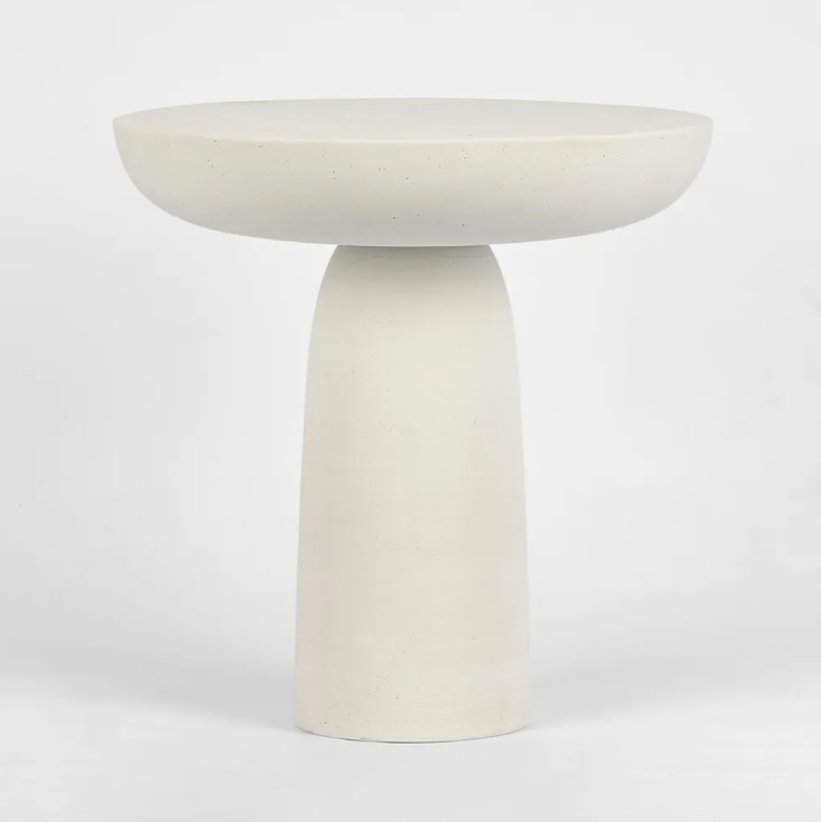 Pablo Side Table Round Chalk 50Lx50Hx50W