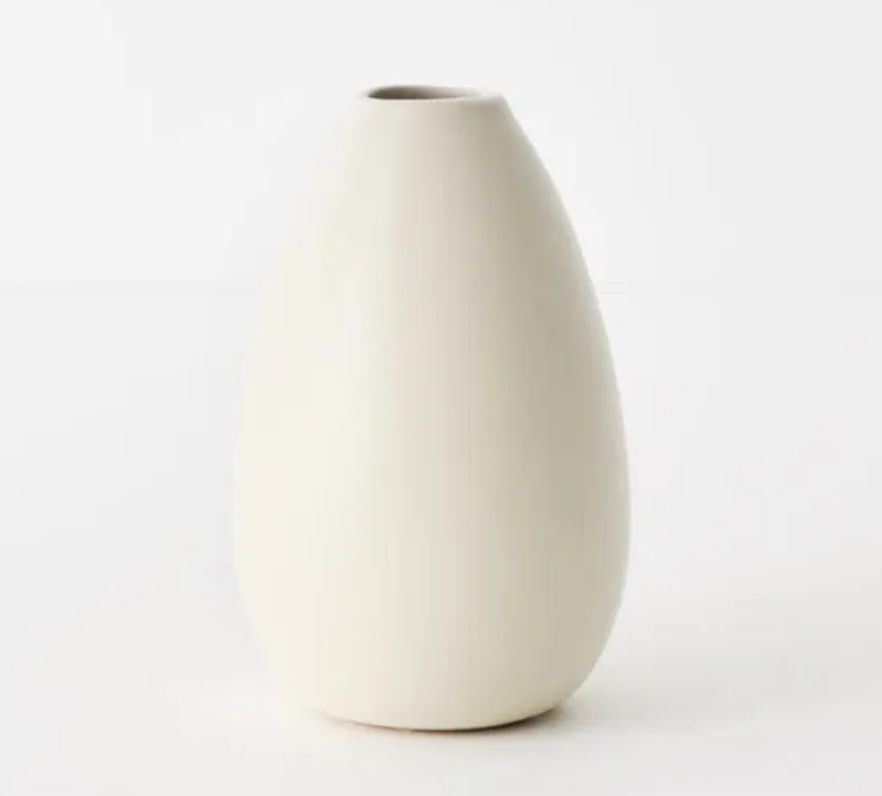 Fenya Vase - Cream White 13x8cm