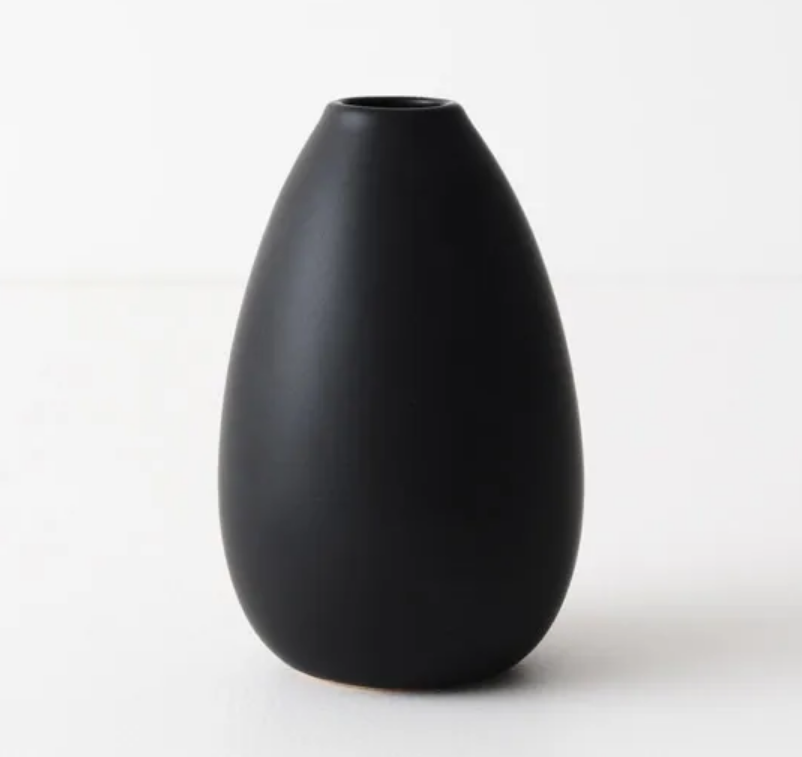 Fenya Vase - Black 13x8cm