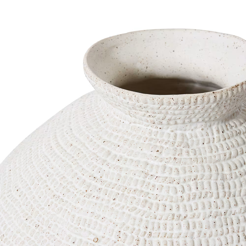 Aurora Vase White - 35 x 35 x 28cm