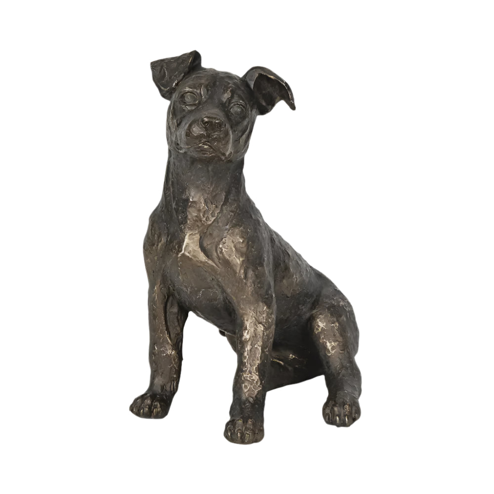 Bobby Dog Sculpture - Bronze 33cm