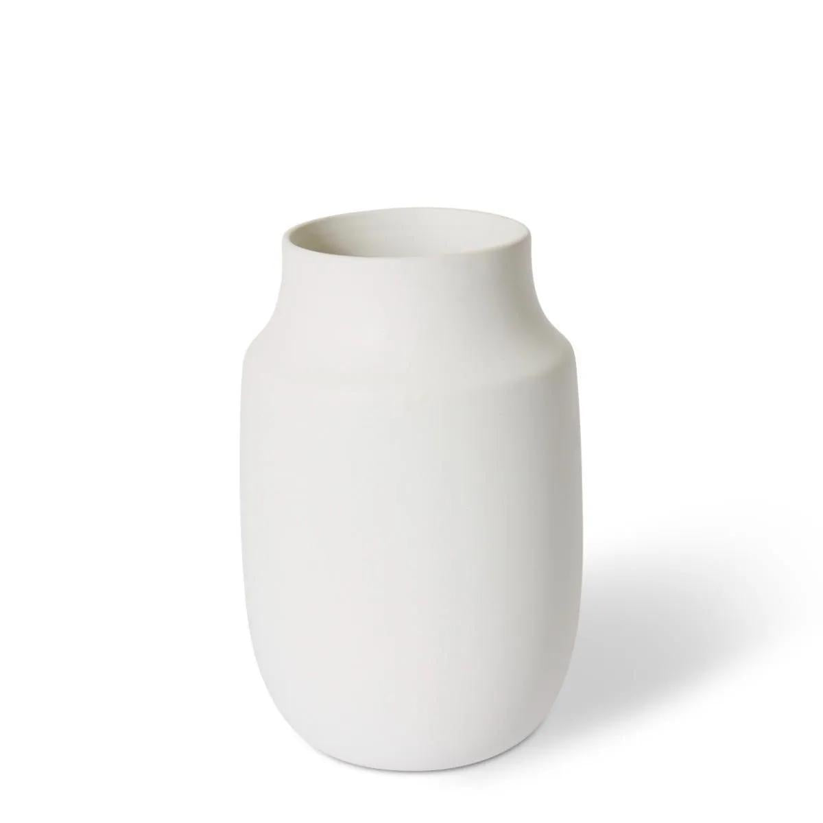 Kyra Vase Matt White 13 x 13 x 20 cm