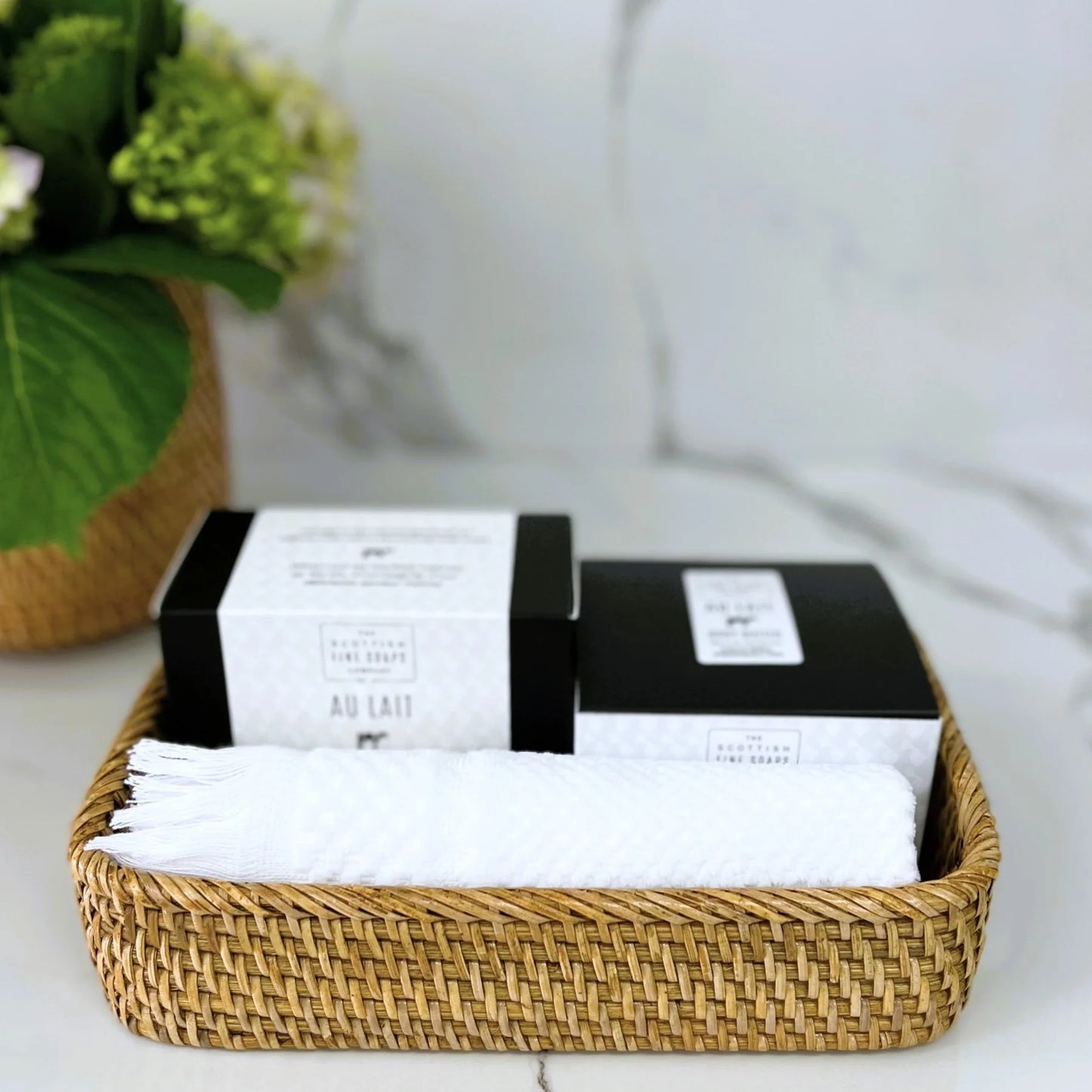 Display Rattan Tray - Small Tan 23 x 17 x 5 cm