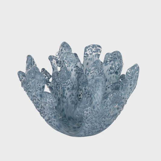 Elkhorn Coral Glass Sculpture 17x12
