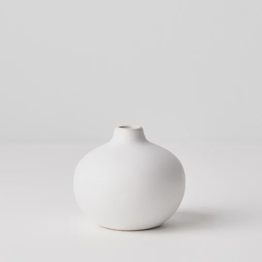Fenya Vase - Cream White 8x7cm