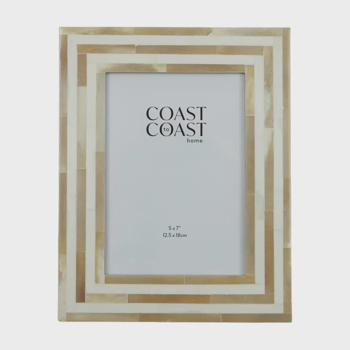 Forrada Bone 5x7" Frame 19x24cm Nat