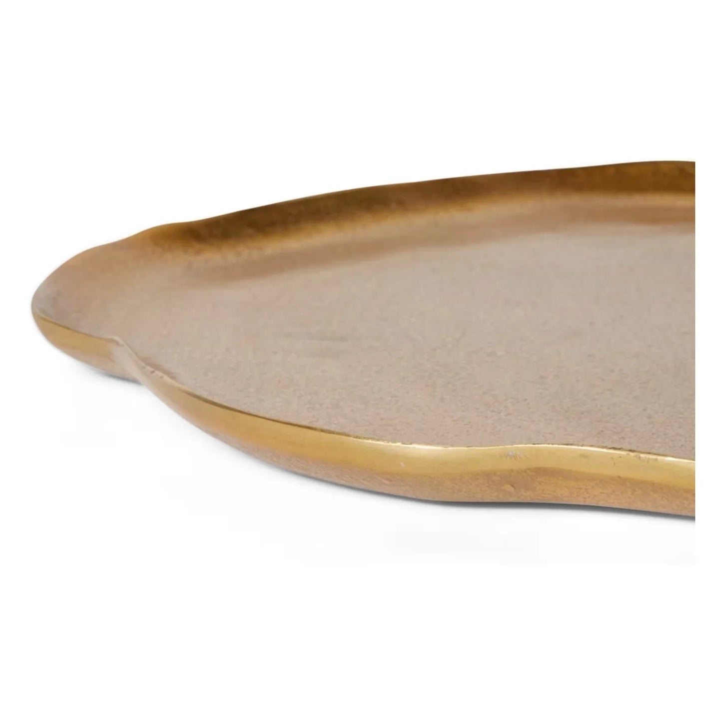 Decor Abelia Tray Gold 42 x 36 x 2 cm