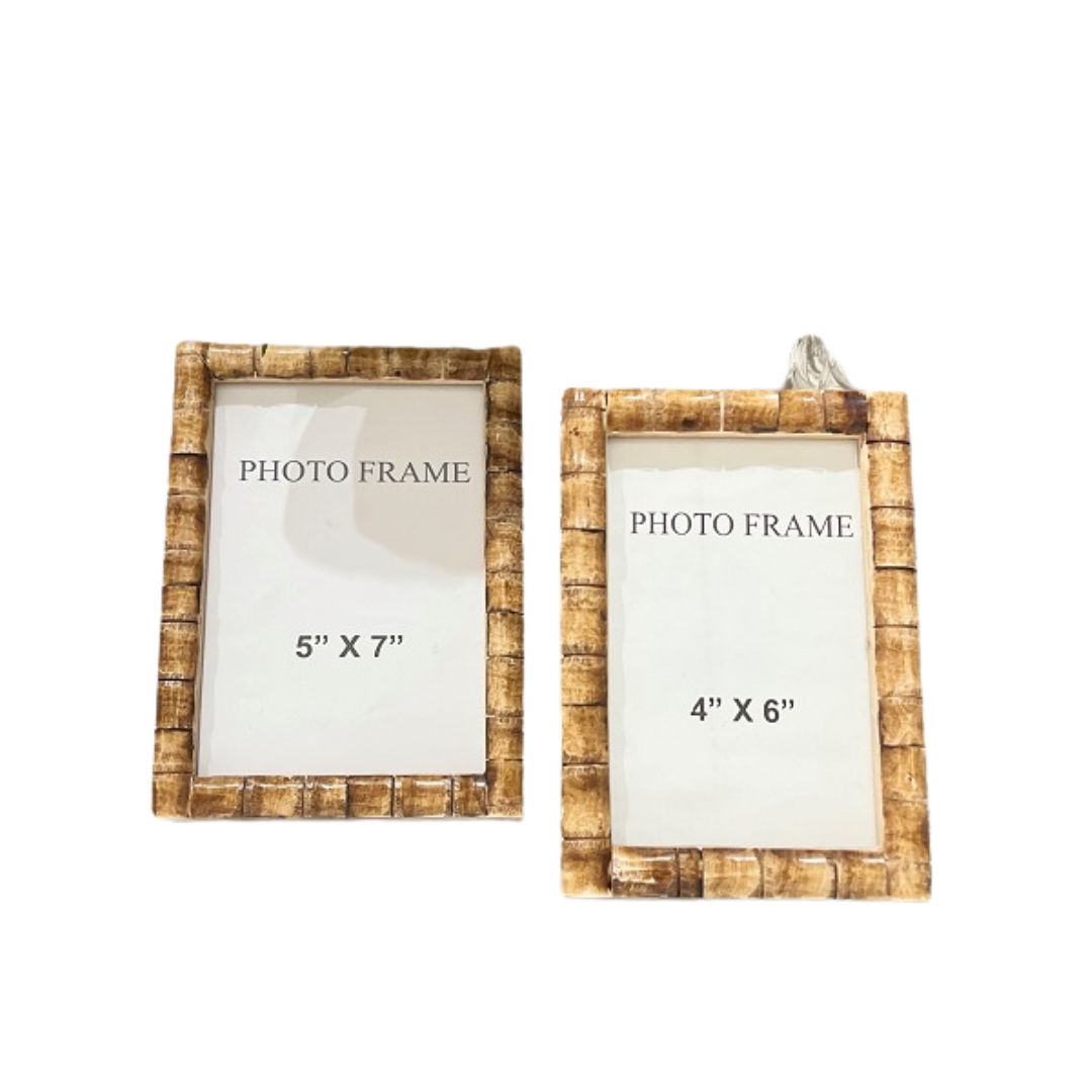 Indi Frame Antique Bone colour 5 x 7 cm