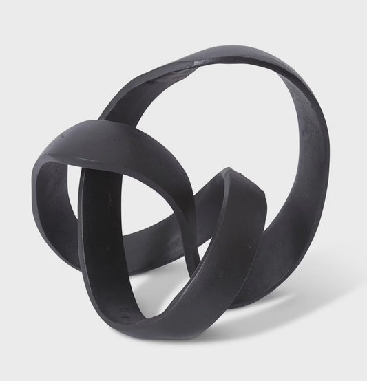 Jakari Sculpture Black 26x23x18cm