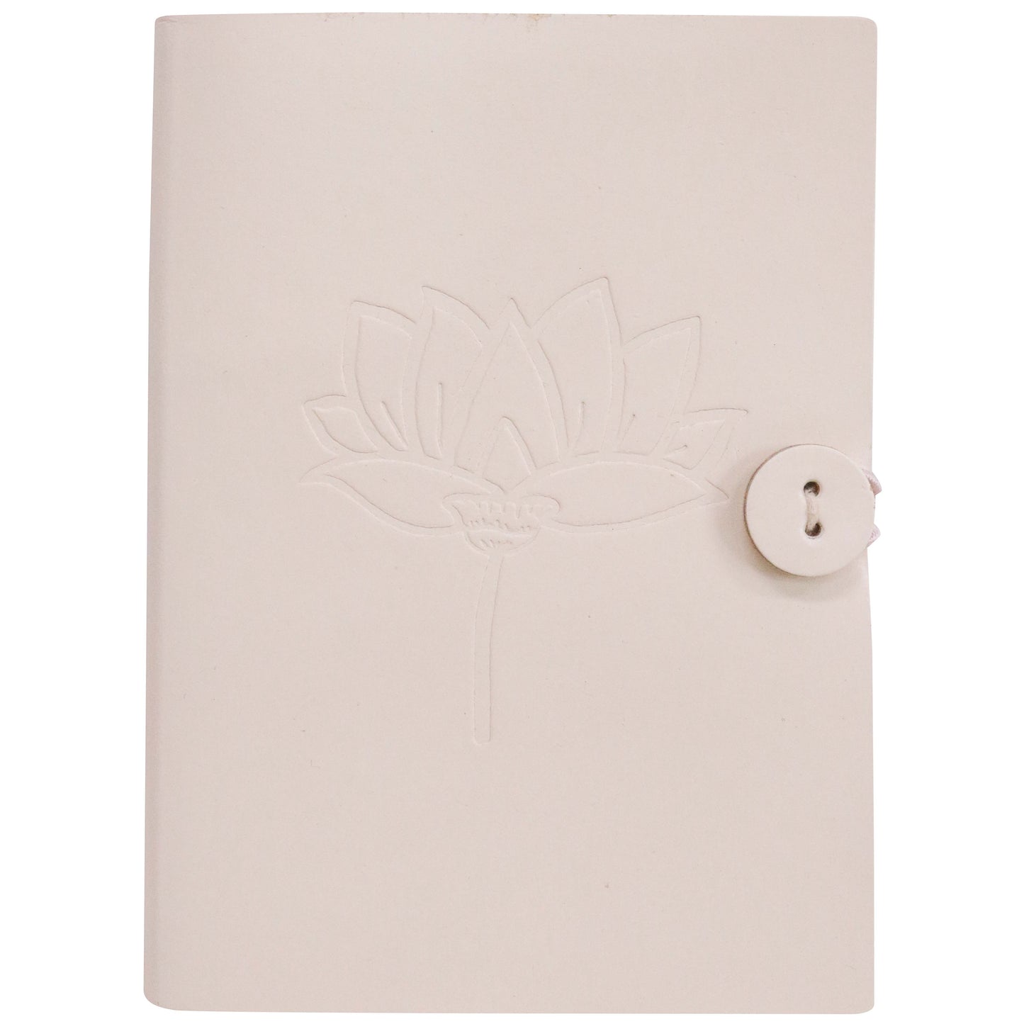 Leather Note Book - Neutral Recycled Leather
