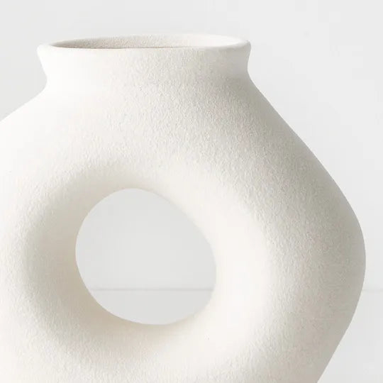 Vase Nadika - white 18cm