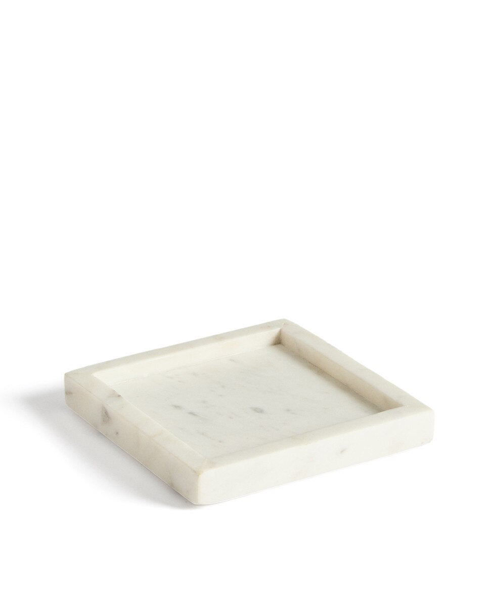 SERELA (18x18cm) - White Marble