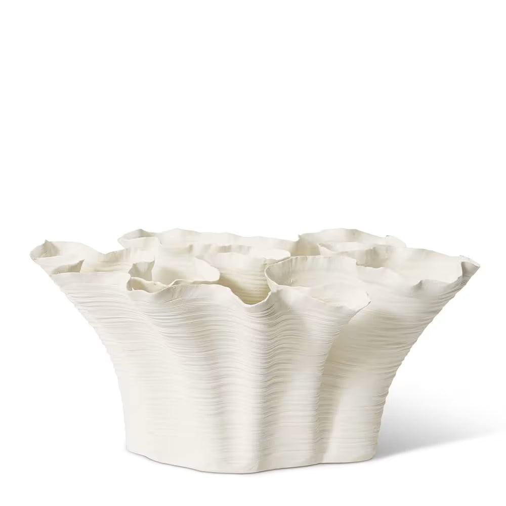 Sylvie Vessel Ivory Small 34 x 23 x 17cm