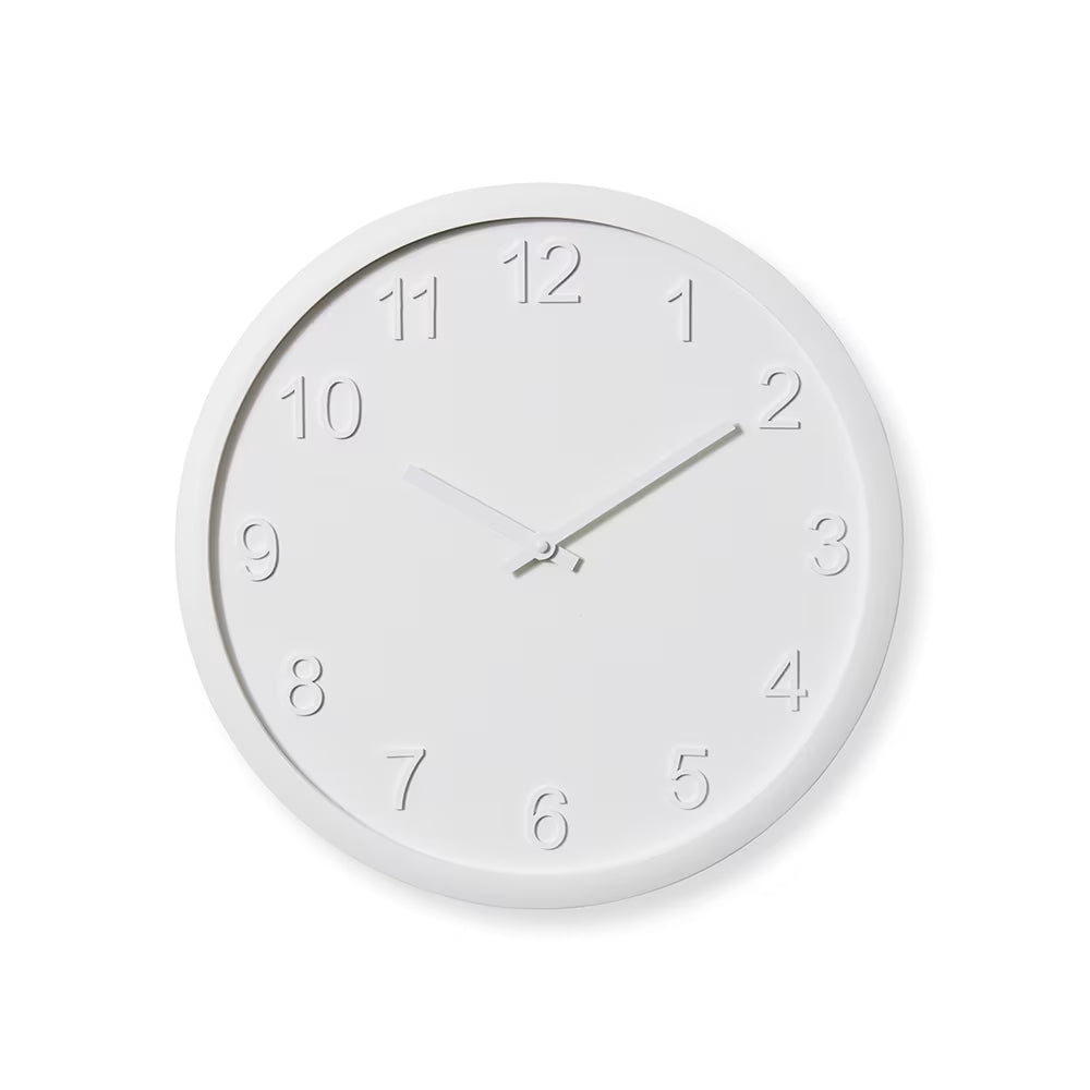 Lennox Wall Clock White 40cm