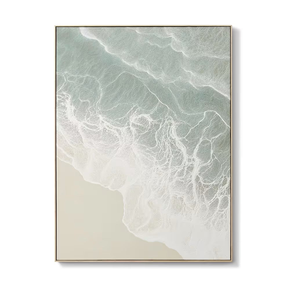 Dancing Waves I 90x5x120cm-Sage