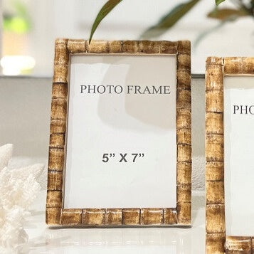 Indi Frame Antique Bone colour 5 x 7 cm
