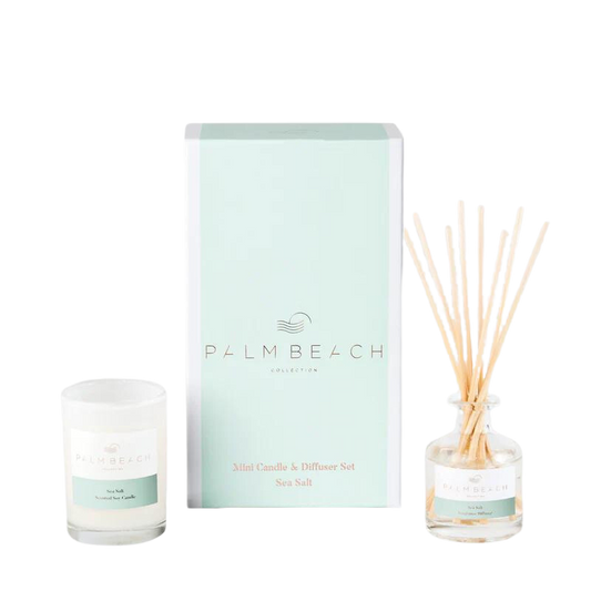 Palm Beach Mini Candle & Diffuser Pack Sea Salt