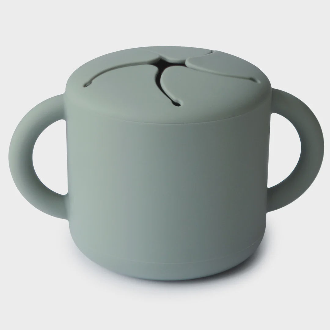 Mushie Snack Cup Cambridge Blue