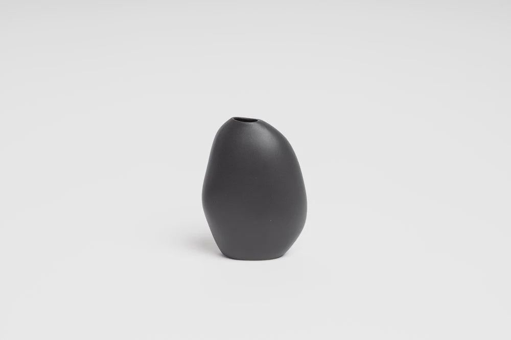 Harmie Vase Stone - Black