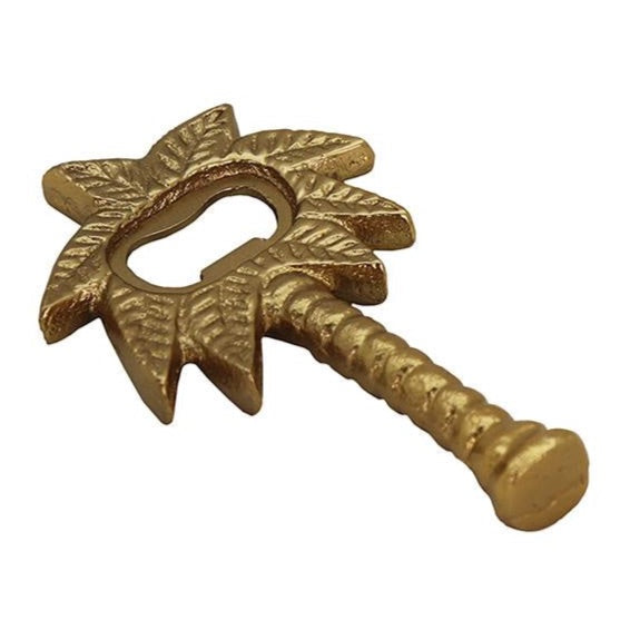 Palm Tree Brass Bottle Opener