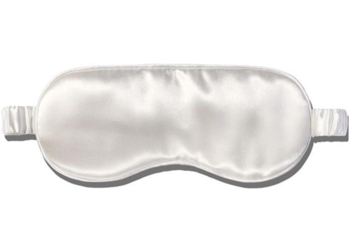 Slip Pure Silk Eye Mask White