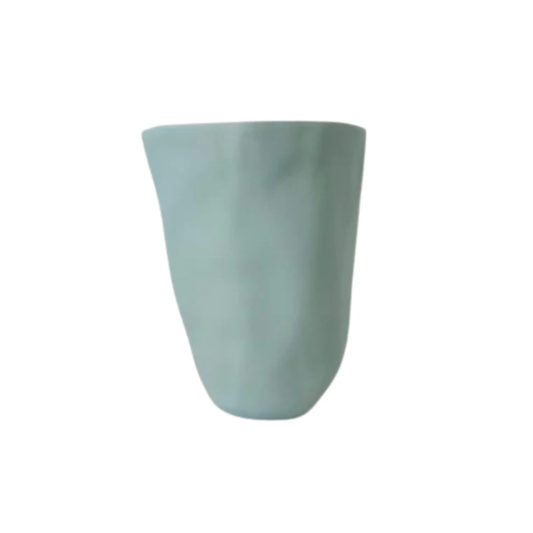 Flax Small Vase 15cm H / Duck Egg