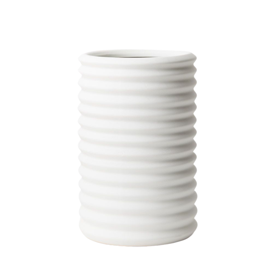 Olena Vase White
