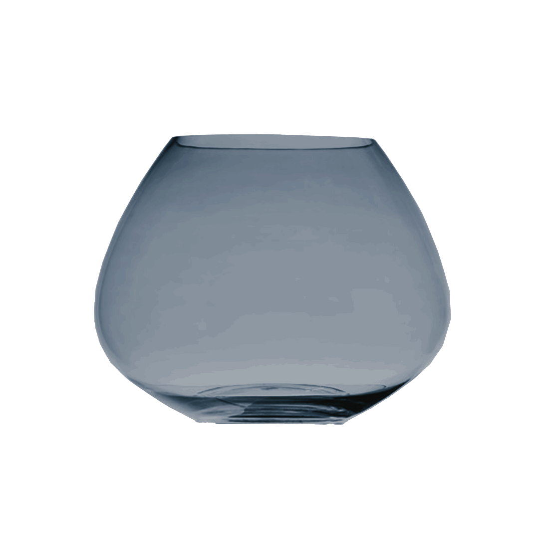 Vase Teardrop Lustre Blue 25cm