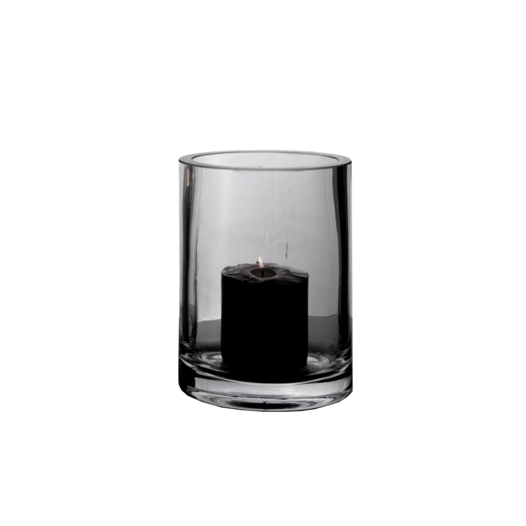 Candle Holder 20cm Lustre Blue