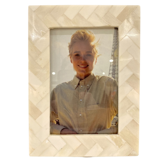 Avoca Bone Inlay Photo Frame 4x6