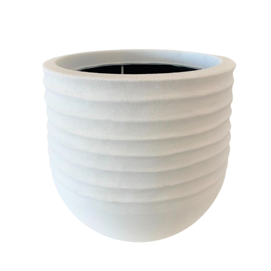 Ryker Stonelite Planter White Small