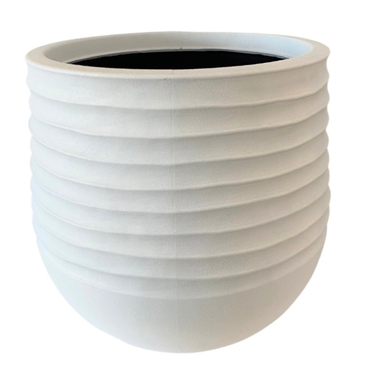 Ryker Stonelite Planter White Medium