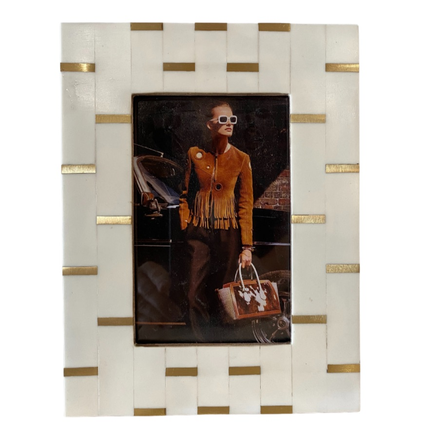 Grady Bone Inlay Photo Frame 4x6