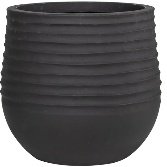 Ryker Stonelite Planter Black Large