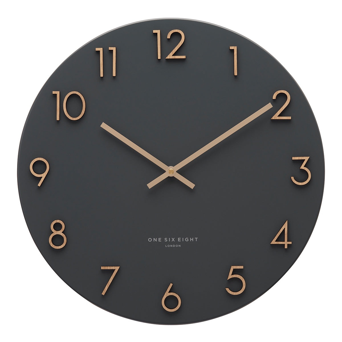 Katelyn Wall Clock Charcoal Grey 60cm