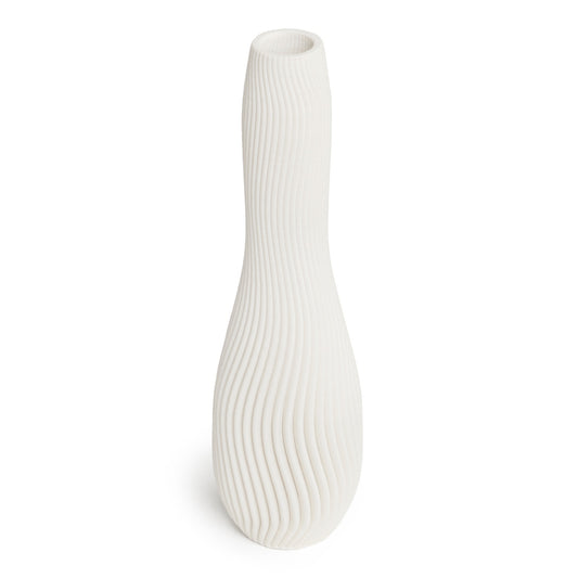 Lila White Vase 32 cm