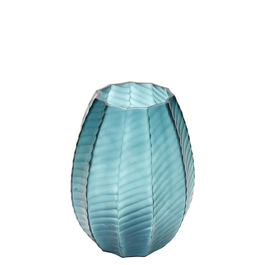 Lotus Vase - Small, Petrol