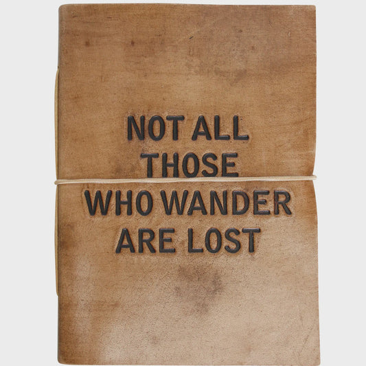Leather Note Book Wander LARGE