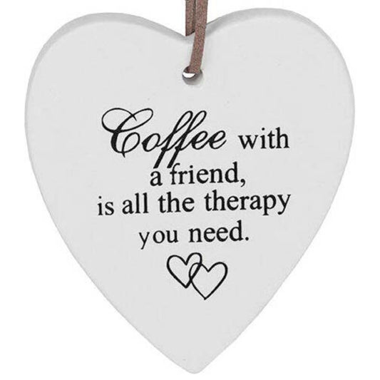 Hanging Heart - Coffee with a Friend