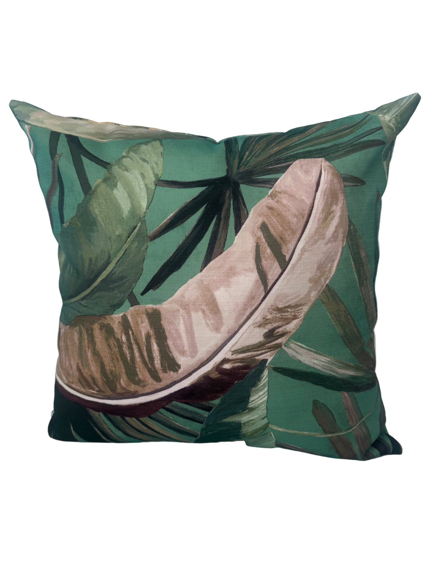 Custom Tropicalia Ming Green Outdoor Cushion 50cm