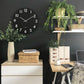 Jackson Silent Wall Clock Black 40cm