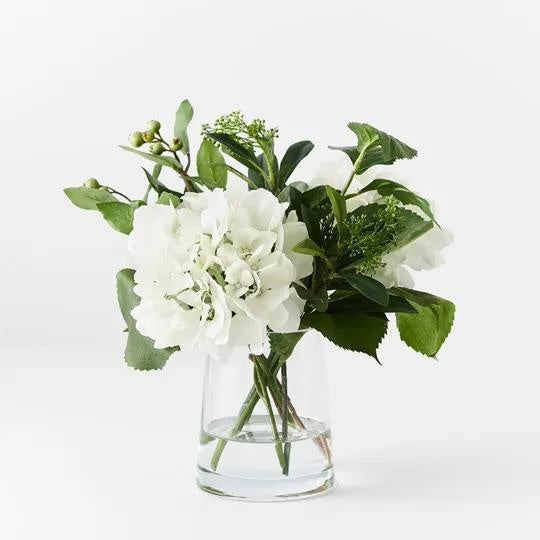 Hydrangea Mix in Vase 33cm