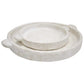 Mediterranean White Tray Large 4Hx30cmD