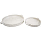 Mediterranean White Tray Large 4Hx30cmD