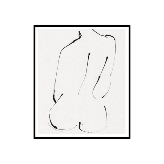Female Form - Black Frame 81 x 101